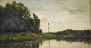 Charles-Francois Daubigny Banks of the Oise Germany oil painting artist